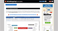 Desktop Screenshot of mindmappingexamples.com