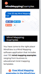 Mobile Screenshot of mindmappingexamples.com